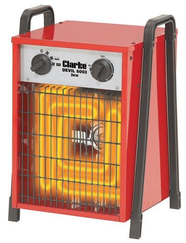 6925220 Clarke Devil 6003 Industrial Electric Fan Heater
